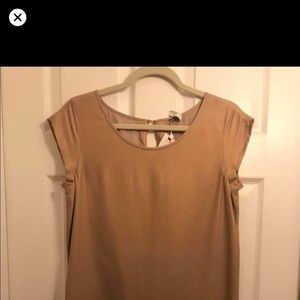 JOIE nude blush metallic ombré dress - Small